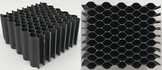 Novel carbon fibre curved-wall honeycombs with excellent compressive performance - Advances in Engineering