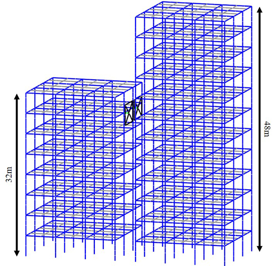 Preliminary numerical study on the reduction of seismic pounding damage to buildings with expanded polystyrene blocks - Advances in Engineering